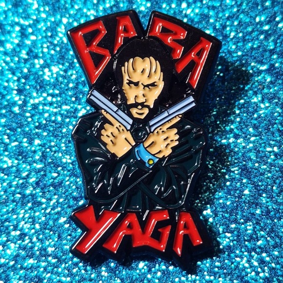3/$20 John Wick Baba Yaga Keanu Reeves Movie Enamel Pin - Picture 1 of 2